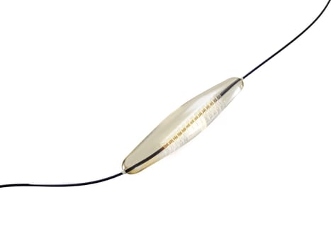 mesh metal nitinol self-expandable stent 3D rendering for endovascular surgery isolated on white background. Clipping path.