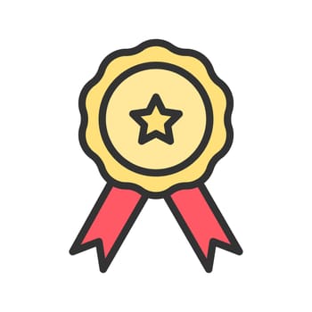 Badge Icon image. Suitable for mobile application.