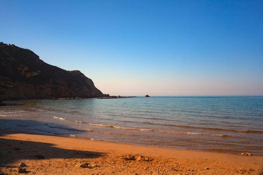 Beach of Capo Rossello in Realmonte, Agrigento. Sicily