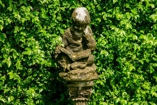 Cupids statue in the garden