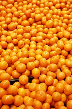Fresh Orange Fruits in market.