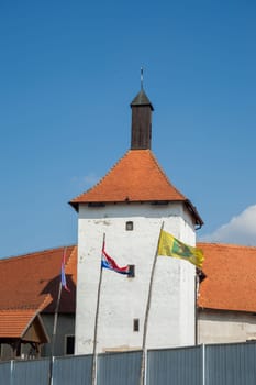 DURDEVEC/CROATIA - 2022-03-27: Old town Durdevac, a hidden gem nestled in the heart of Croatia. This fortification was built in the late 15th century as a fortress to protect against Ottoman attacks