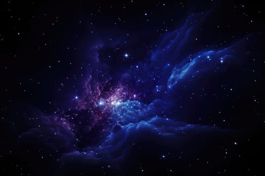 Galaxy Space. cosmos and star background. Generative AI.