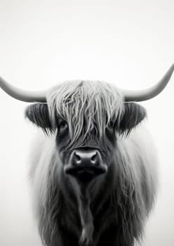 Scottish cow mammal grass animal highland scotland hair farming field agriculture nature brown beef cattle hairy horn portrait bull