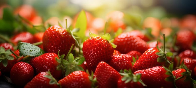 Strawberries background. Strawberry. Food background.