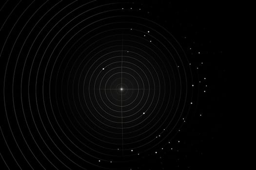 Colorful Circle line abstract background. Generative AI.