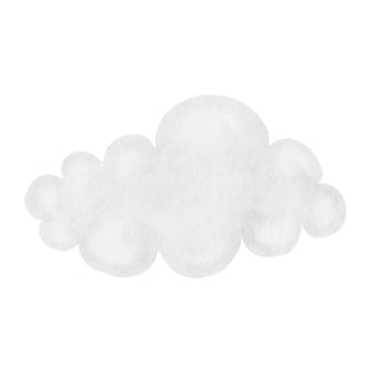 isolate cloud without background. for printing stickers banners posters. Vintage cloud watercolor, great design for any purposes. High quality photo