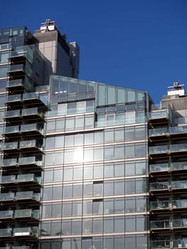 Modern and sleek new residential apartments near Battersea and the River Thames in London