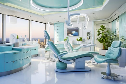 Modern interior of a dental office. High quality photo