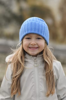 Portrait of Laughing cute girl of 5 years old