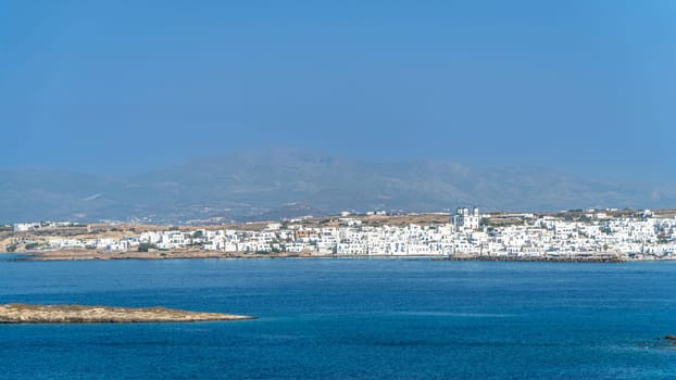 Distant view of Naoussa, Paros