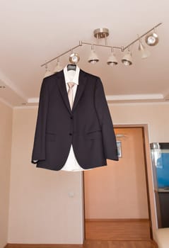 Formal suit in fashion concept. stylish fashion clothing and accessories
