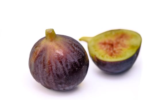 fresh appetizing figs on white background 10