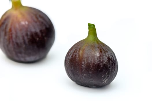 fresh appetizing figs on white background 6