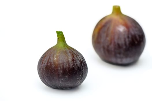 fresh appetizing figs on white background 5