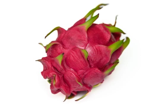 fresh red dragon fruit - pitahaya on white background 7