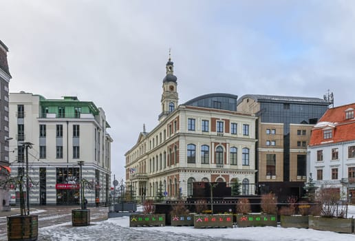 Town Hall in Old Riga in Latvia