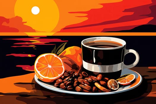 A mouthwatering portrayal of winter's culinary delights, showcasing the artful photography of winter-inspired dishes and beverages like hot soup, roasted chestnuts, and mulled wine.