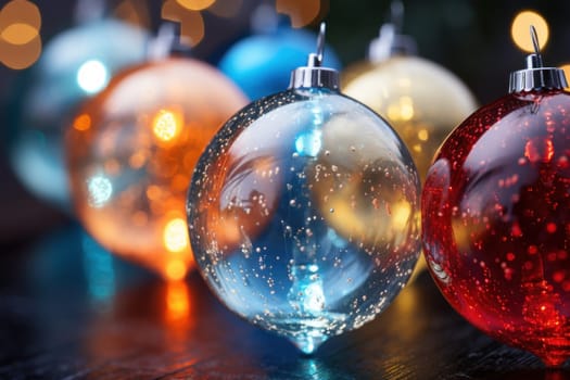 An enchanting portrayal of the holiday season, featuring the dazzling brilliance of Christmas lights, ornaments, and festive adornments that transform towns and neighborhoods into magical wonderlands.