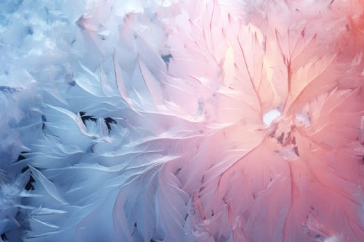 A mesmerizing exploration of winter's artistic side, unveiling captivating abstract patterns etched in the delicate intricacies of snow and frost on various surfaces.