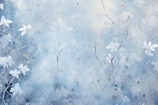 A mesmerizing exploration of winter's artistic side, unveiling captivating abstract patterns etched in the delicate intricacies of snow and frost on various surfaces.