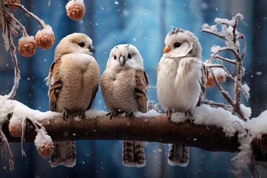 A stunning portrayal of winter's avian beauty, showcasing the artful photography of birds like cardinals, chickadees, and blue jays set against the pristine canvas of snow.
