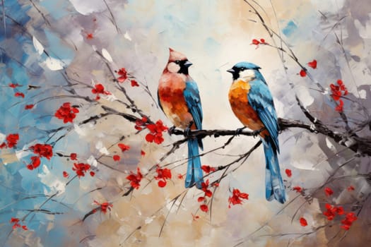 A stunning portrayal of winter's avian beauty, showcasing the artful photography of birds like cardinals, chickadees, and blue jays set against the pristine canvas of snow.