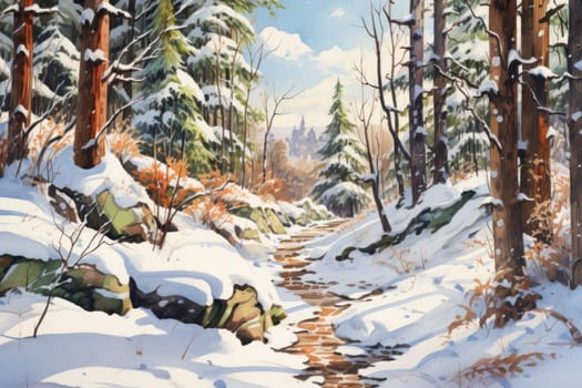 A captivating journey through winter's serene beauty, delving into the exploration and photography of forest trails blanketed in snow.