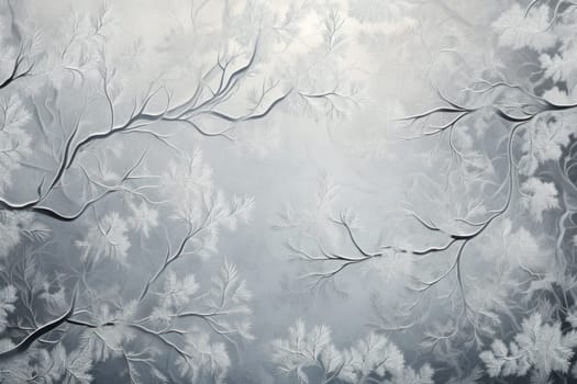 A mesmerizing exploration of winter's artistic side, unveiling captivating abstract patterns etched in the delicate intricacies of snow and frost on various surfaces.