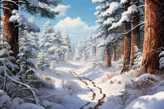 A captivating journey through winter's serene beauty, delving into the exploration and photography of forest trails blanketed in snow.