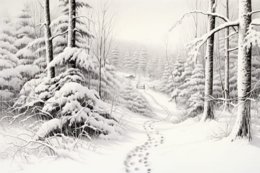 A captivating journey through winter's serene beauty, delving into the exploration and photography of forest trails blanketed in snow.
