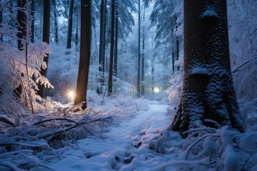 A captivating journey through winter's serene beauty, delving into the exploration and photography of forest trails blanketed in snow.