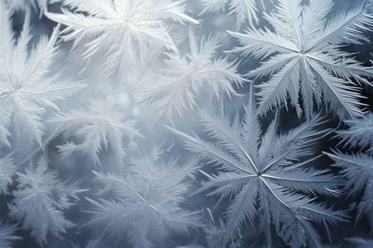 A mesmerizing exploration of winter's artistic side, unveiling captivating abstract patterns etched in the delicate intricacies of snow and frost on various surfaces.