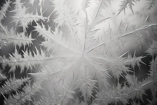 A mesmerizing exploration of winter's artistic side, unveiling captivating abstract patterns etched in the delicate intricacies of snow and frost on various surfaces.