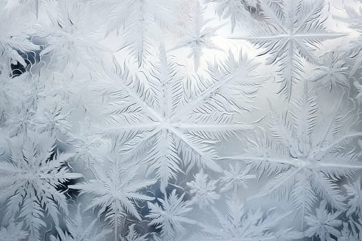 A mesmerizing exploration of winter's artistic side, unveiling captivating abstract patterns etched in the delicate intricacies of snow and frost on various surfaces.