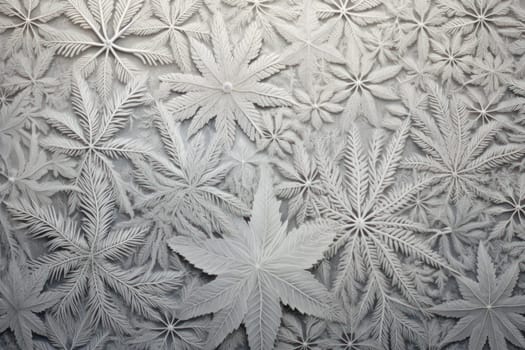 A mesmerizing exploration of winter's artistic side, unveiling captivating abstract patterns etched in the delicate intricacies of snow and frost on various surfaces.