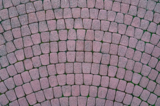 stonework with paving stones as a background. photo