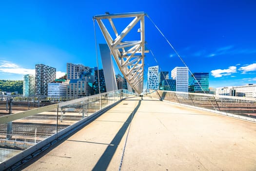 Contemporary architecture of Oslo panoramic view, modern buildings in capital of Norway