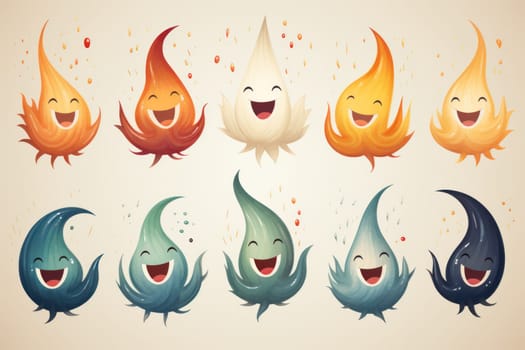A whimsical portrayal of mischievous laughter sprites, their infectious joy and mirth radiating as they frolic through enchanted meadows.