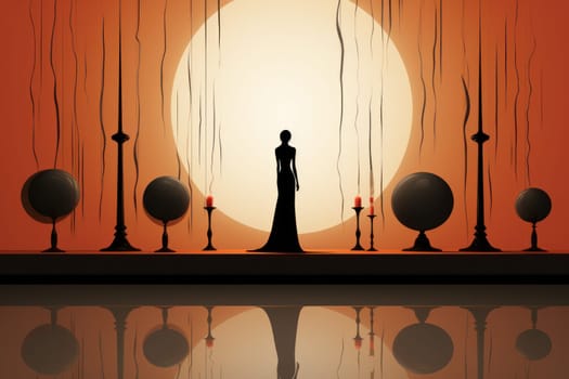 A mesmerizing portrayal of enchanted shadow mirrors, each reflecting tantalizing glimpses of parallel realms and alternate versions of oneself.