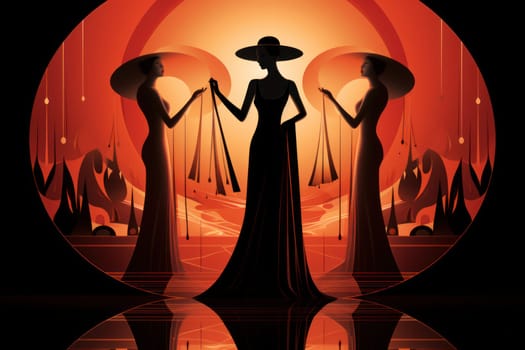 A mesmerizing portrayal of enchanted shadow mirrors, each reflecting tantalizing glimpses of parallel realms and alternate versions of oneself.