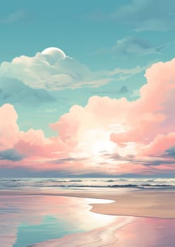 Ocean sea wallpaper background seascape beauty sun nature landscape heaven sunrise sky colorful cloud horizon water coast light summer sunset weather blue dawn