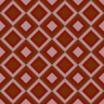 Seamless Groovy aestethic pattern with triangles in the style of the 70s and 60