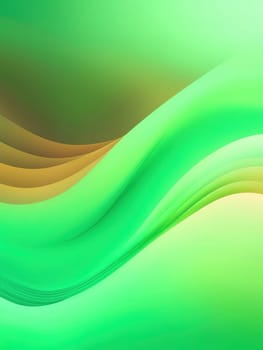 Abstract wavy background. 3d rendering, 3d illustration.abstract background with smooth lines in green, yellow and brown colors.Abstract green background with smooth wavy lines. Vector Illustration.