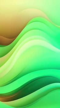 Abstract wavy background. 3d rendering, 3d illustration.abstract background with smooth lines in green, yellow and brown colors.Abstract green background with smooth wavy lines. Vector Illustration.