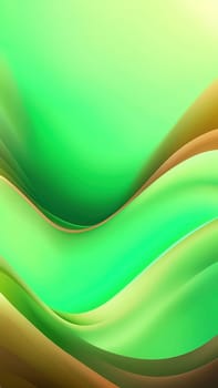 Abstract wavy background. 3d rendering, 3d illustration.abstract background with smooth lines in green, yellow and brown colors.Abstract green background with smooth wavy lines. Vector Illustration.