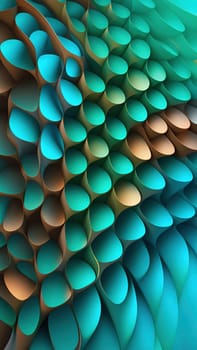 Abstract colorful background. Computer generated 3D photo rendering. Futuristic design.3d rendering of abstract wavy background in blue and green colors.3d rendering of abstract fractal for creative art,design and entertainment
