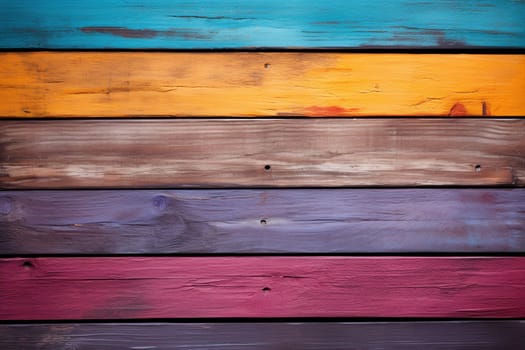 Colored wooden horizontal background.