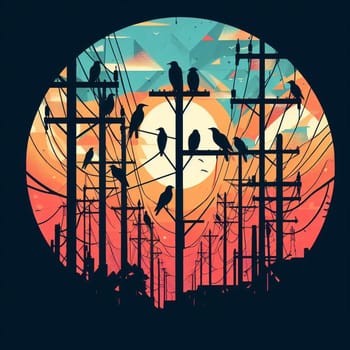 Power lines for the energy supply
