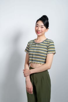 portrait of young attractive asian woman, beauty image